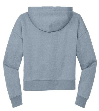Women's Embroidered Cropped Hoodie