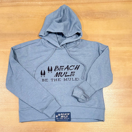 Women's Embroidered Cropped Hoodie